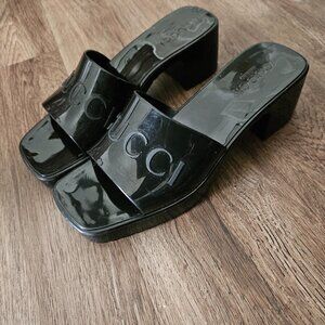 GUCCI Black Sandals